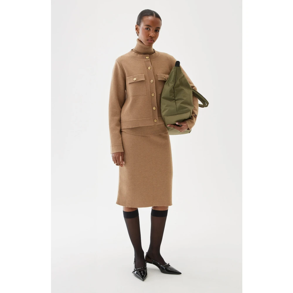 Busnel Allie Cardigan Brown Dames