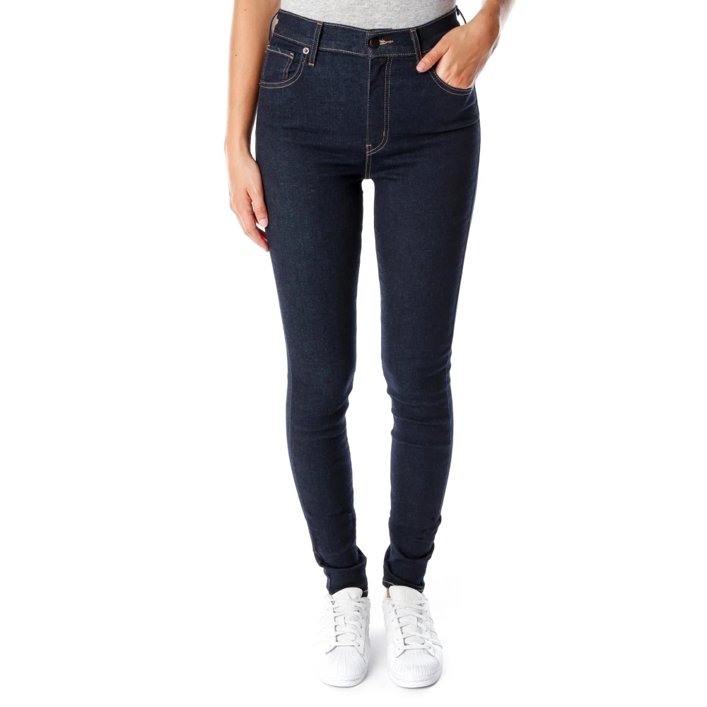 Levi's Hoge Taille Skinny Jeans Blue Dames