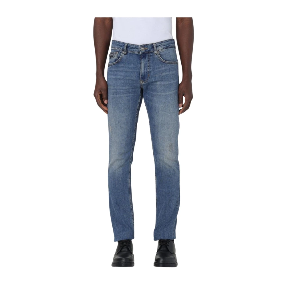 Versace Jeans Couture Men's Blue Slim-Fit Jeans,, Luxury Denim Trousers W30