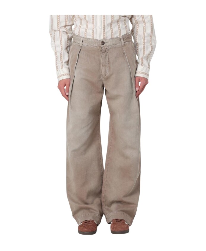 pantalon-large-en-coton-beige