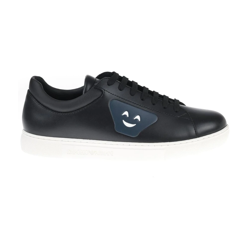 Emporio Armani Mannelijk Zwart Heren, Schoenen, : Leer, Maat 41 Eu