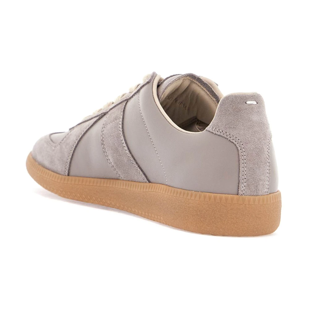 Maison Margiela Klassieke leren sneakers Gray Dames