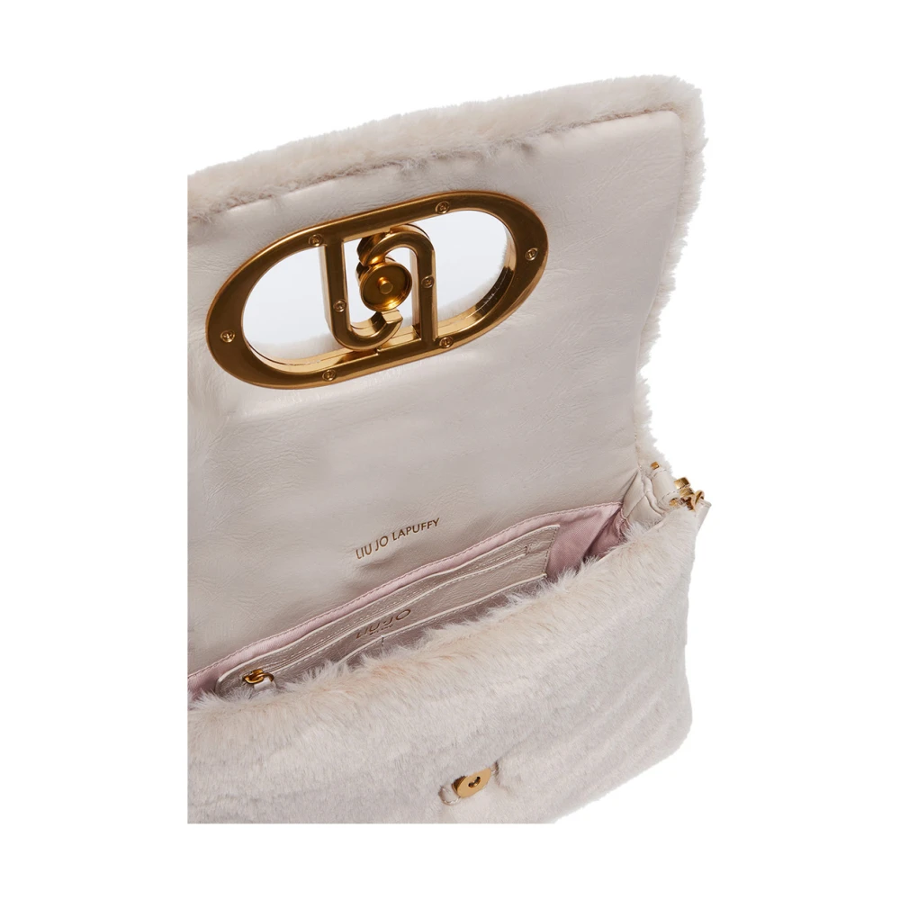 Liu Jo Ivoor Schoudertas met Gouden Details White Dames