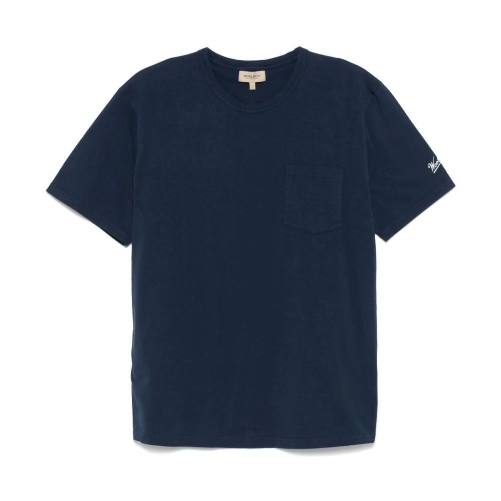 Woolrich - Tops > T-Shirts - Blue - Woolrich - Modalova