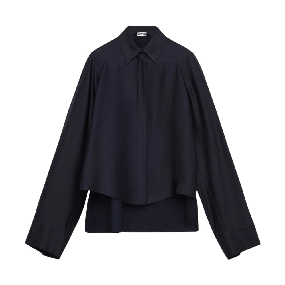 Loewe Women's Blue Cape Shirt - Shirts - S - Blouses & Shirts
