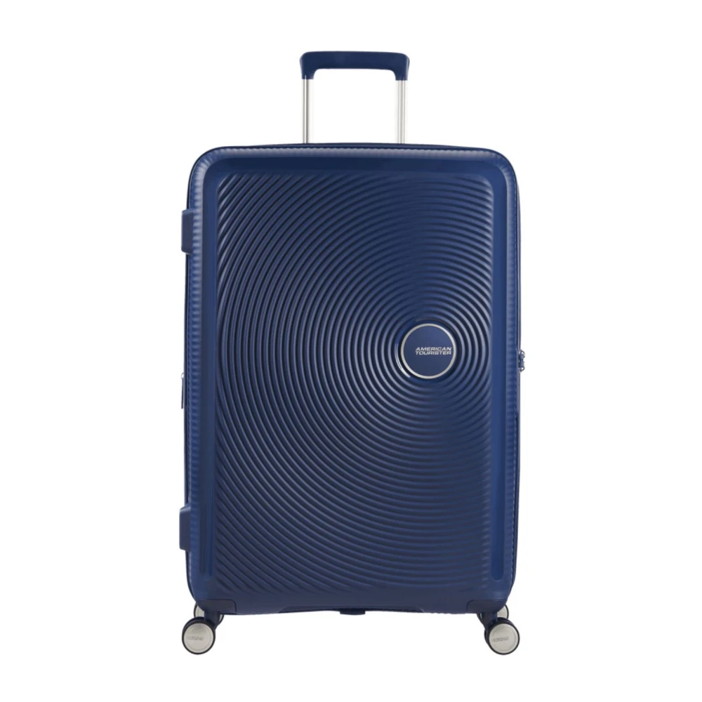 American Tourister Unisex Blue Suitcases, One Size, Soundbox Trolley