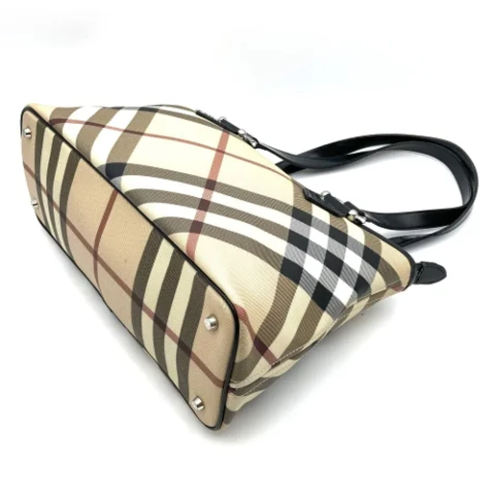 Burberry Vintage Pre-owned Fabric totes Beige Dames