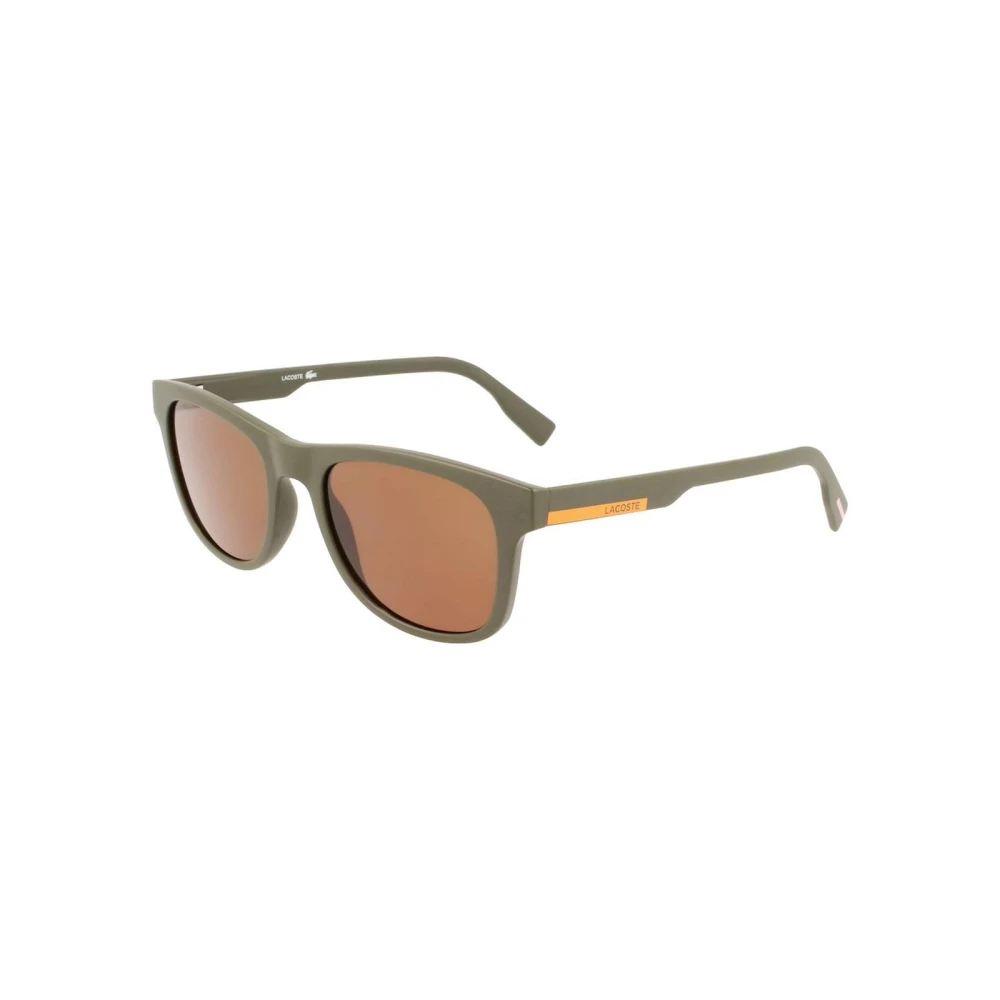Lacoste Unisex Brown Injected Frame Sunglasses
