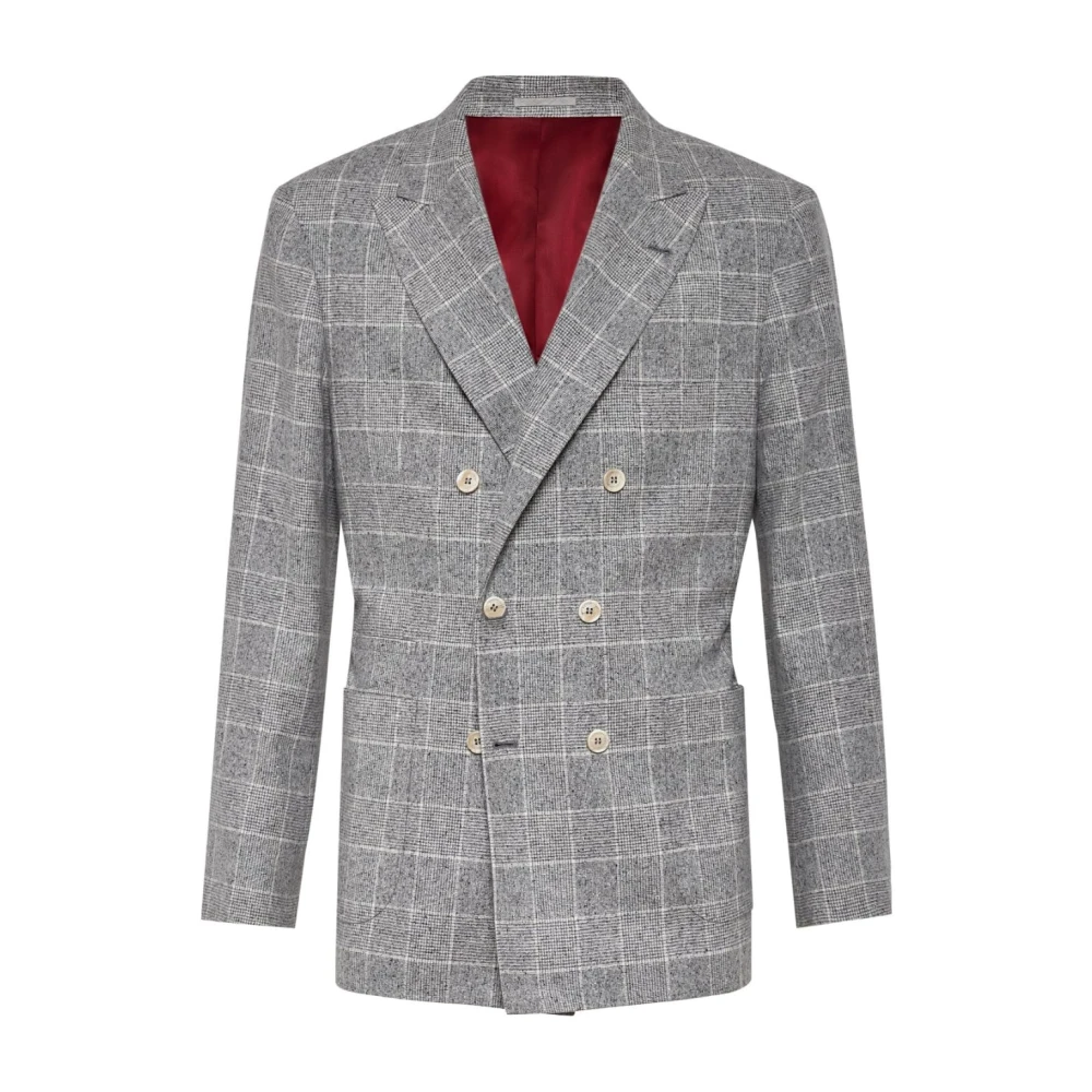 BRUNELLO CUCINELLI Stijlvolle Jassen voor Mannen Gray Heren