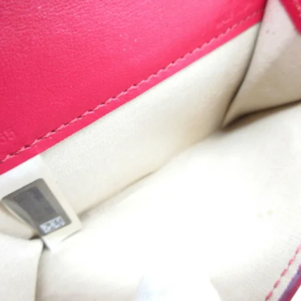 Chloé Pre-owned Leather wallets Pink Dames