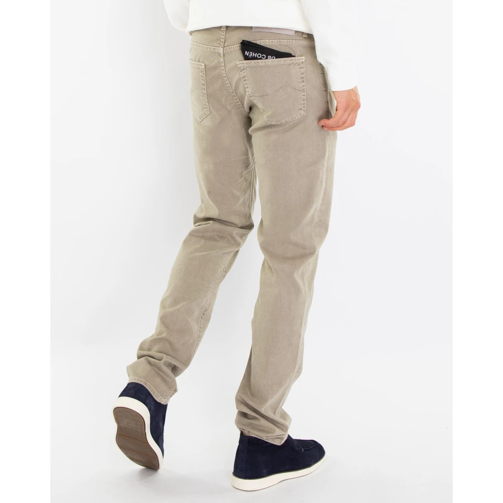 Jacob Cohën Heren Stijlvolle Broek Beige Heren