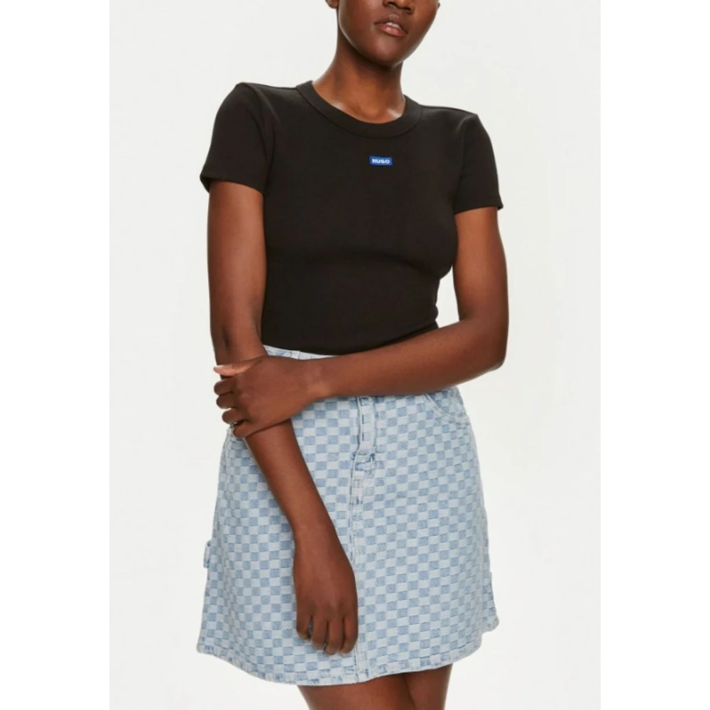 Hugo Boss Casual Dames Tee Easy Stijl Black Dames