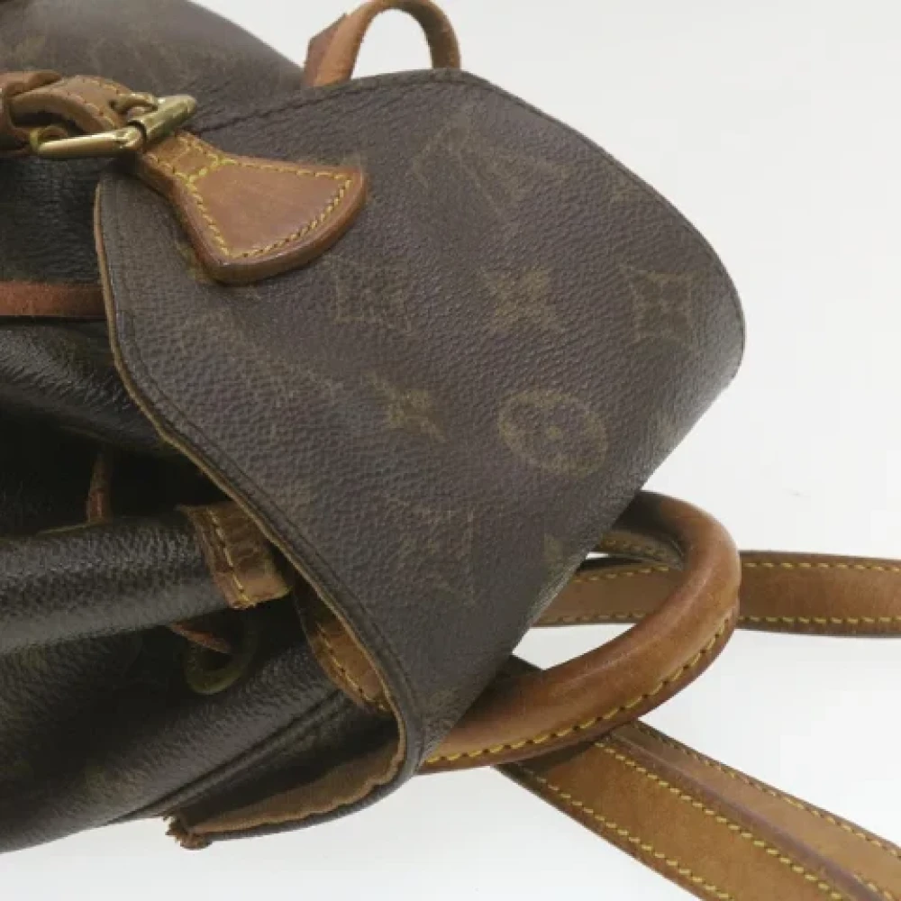 Louis Vuitton Vintage Pre-owned Canvas backpacks Brown Dames