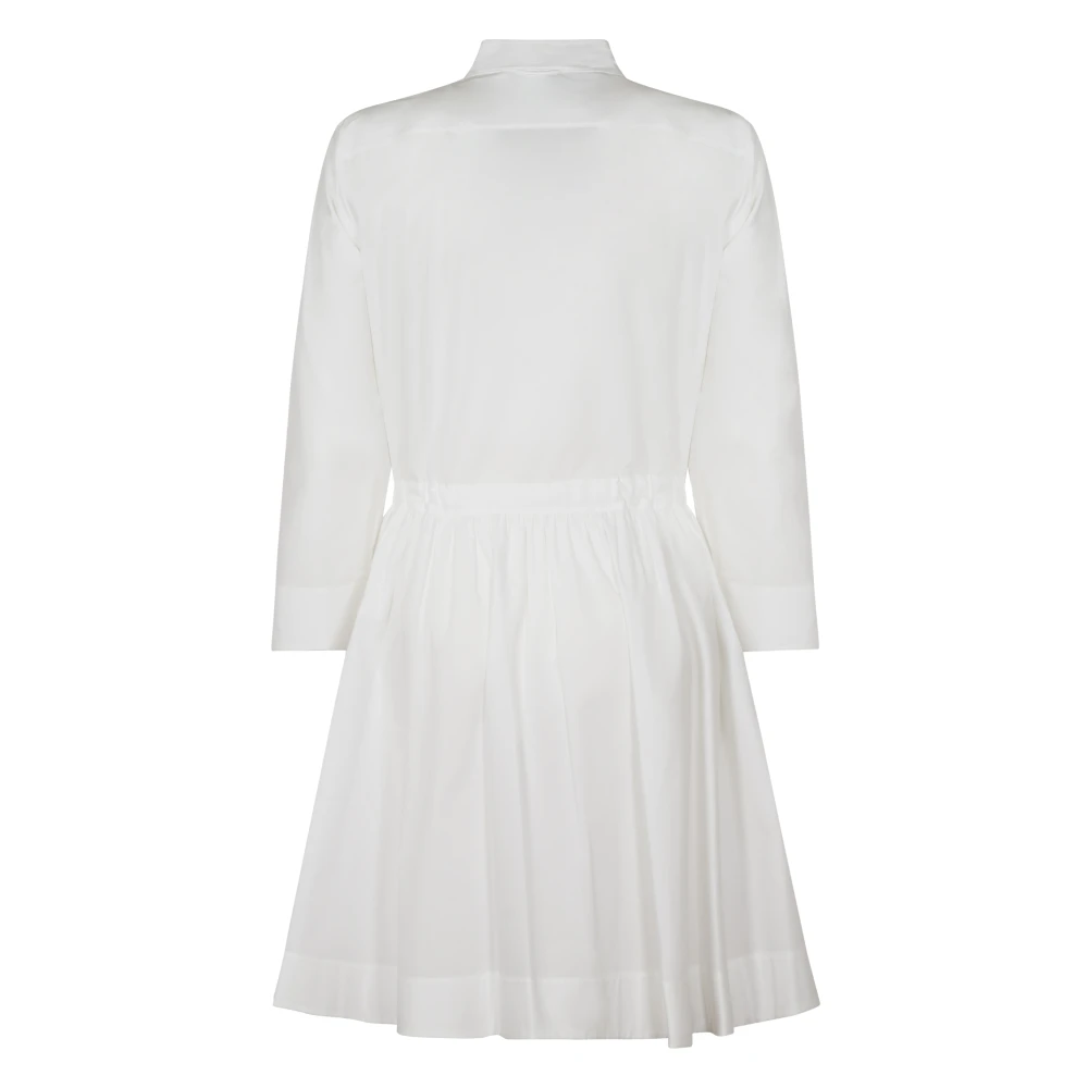 TORY BURCH Witte Mini Katoenen Jurk White Dames