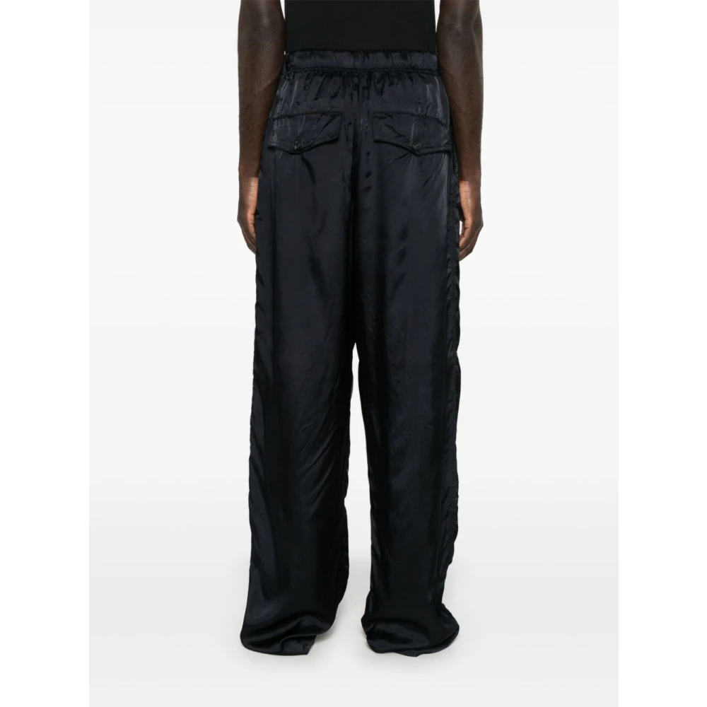 Dries Van Noten Blauwe Broek Blue Heren