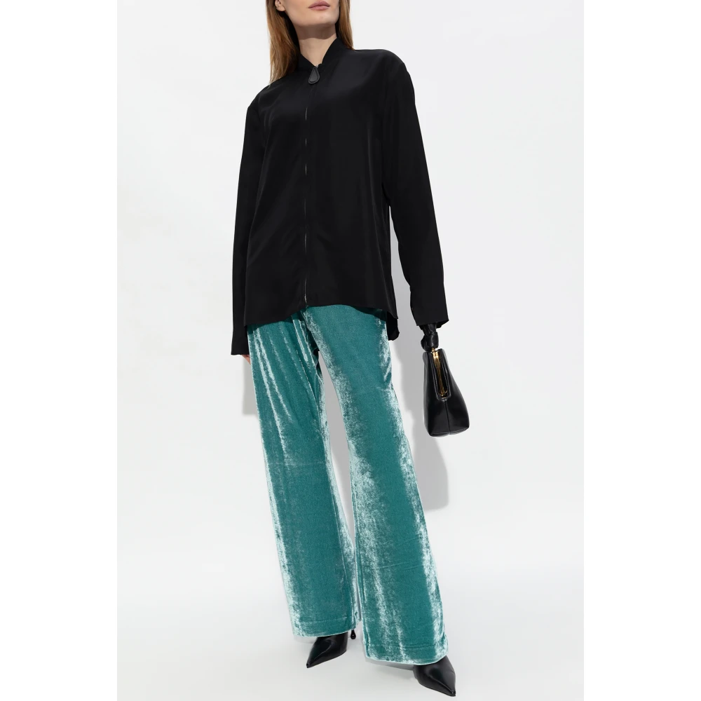 Jil Sander Shirt met ritssluiting Black Dames