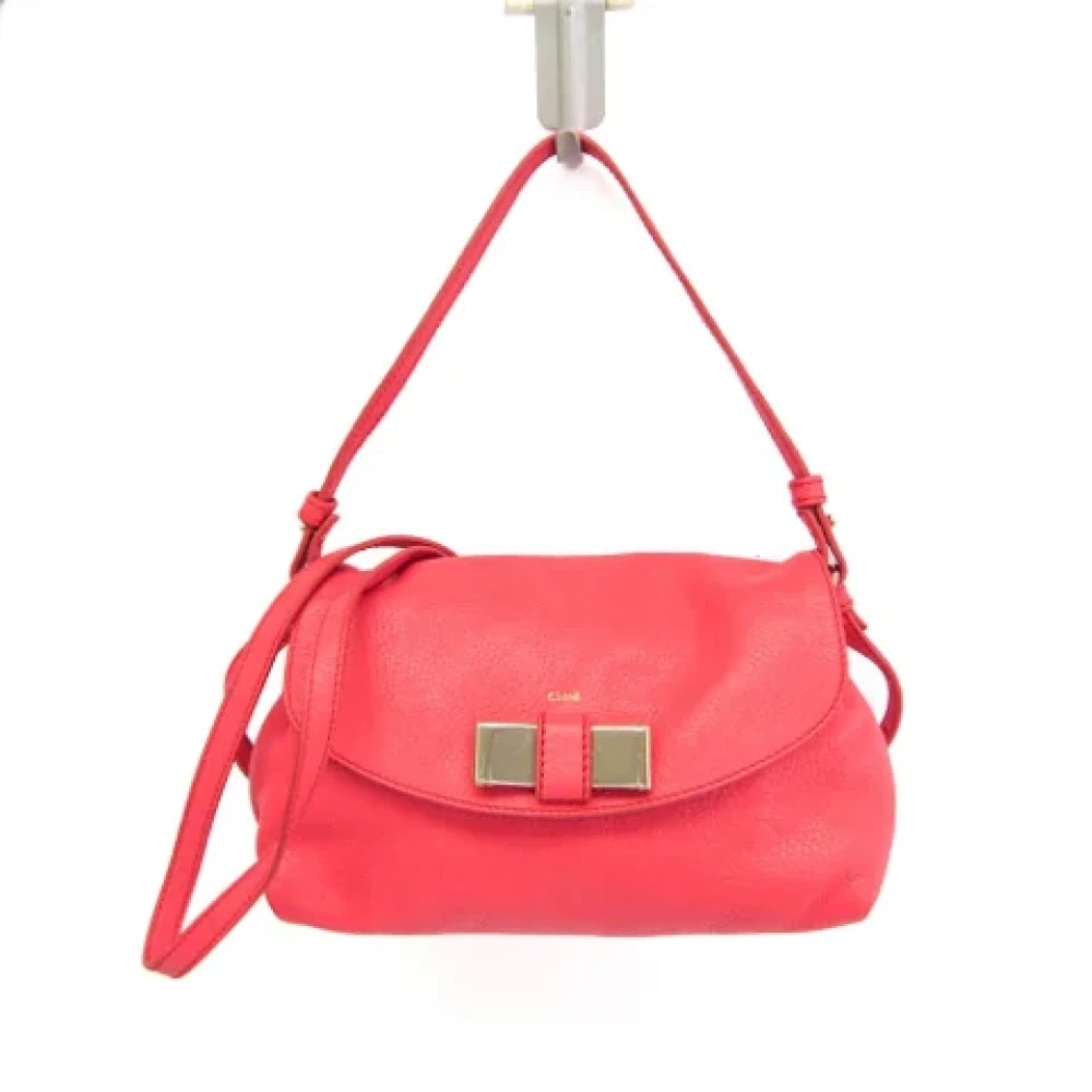 Chloé Pre-owned Leather handbags Pink Dames