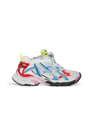 Biegowe Sneakersy z siateczki i nylonu w kolorze białym, czerwonym, niebieskim i różowym
