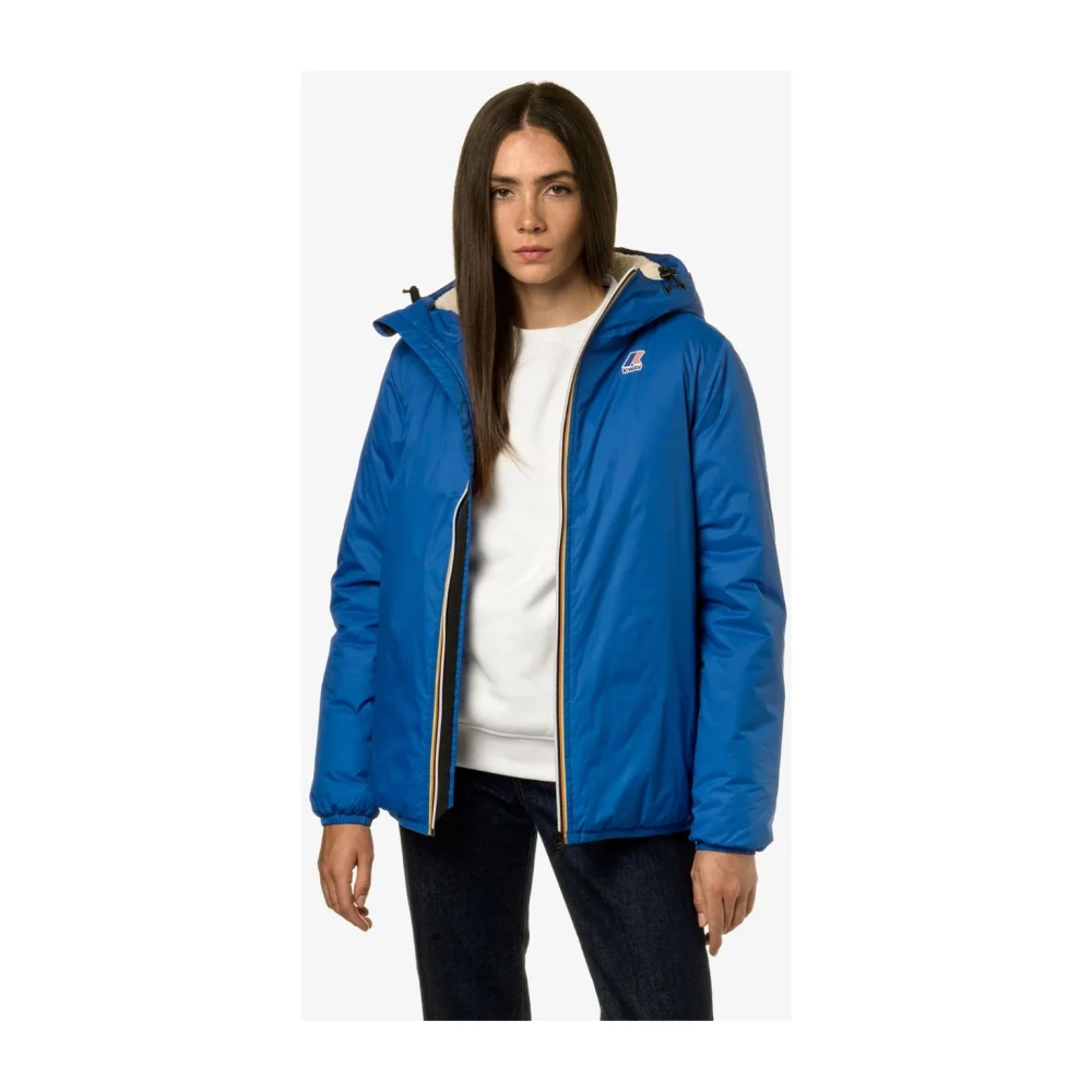 K-way Claude Fleecejas Blue Dames