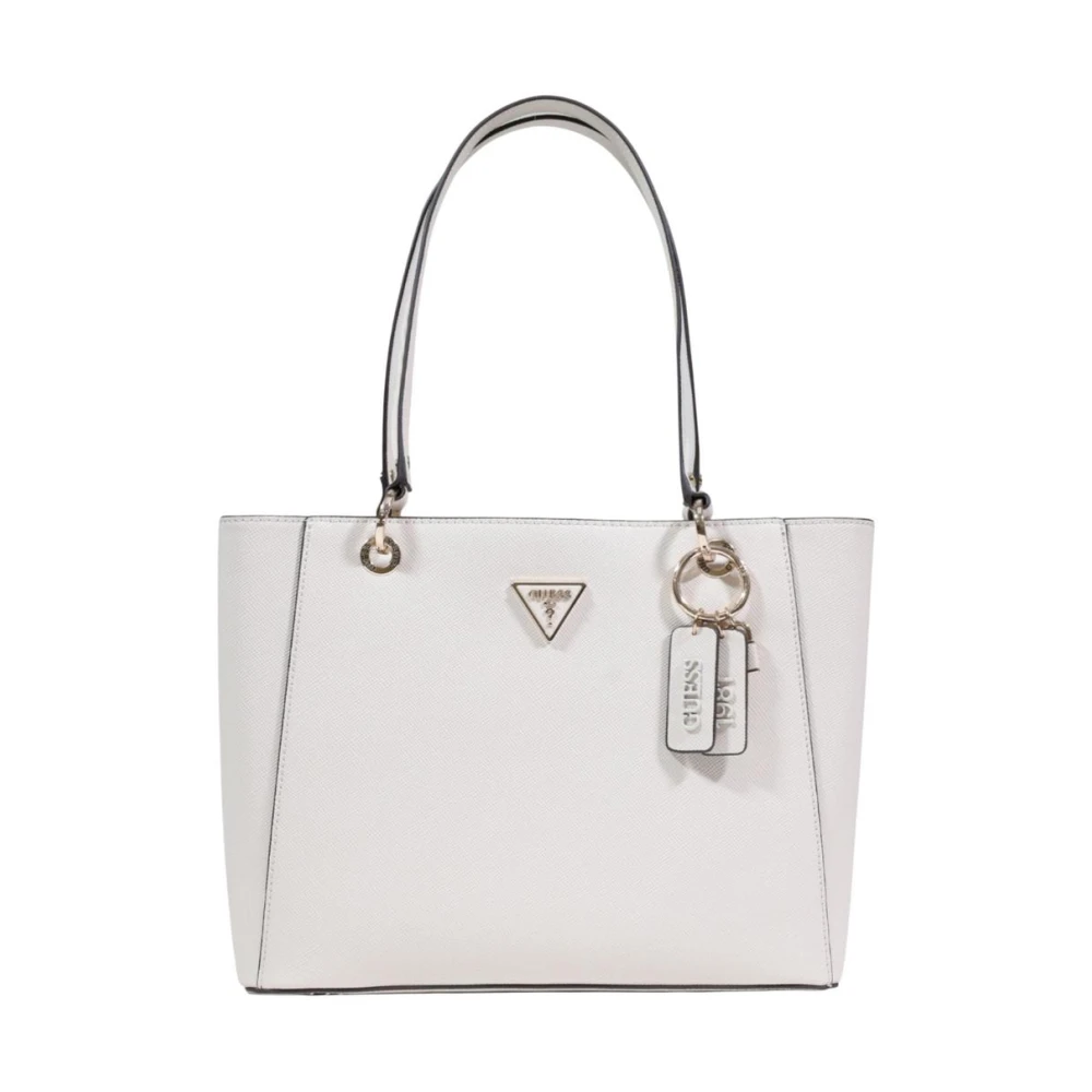 Guess Women's White Handbag With Inside Pocket