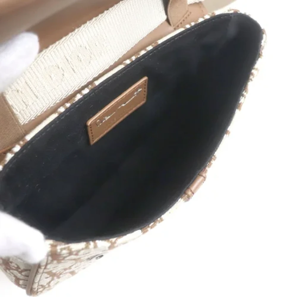 Dior Vintage Pre-owned Canvas dior-bags Brown Dames