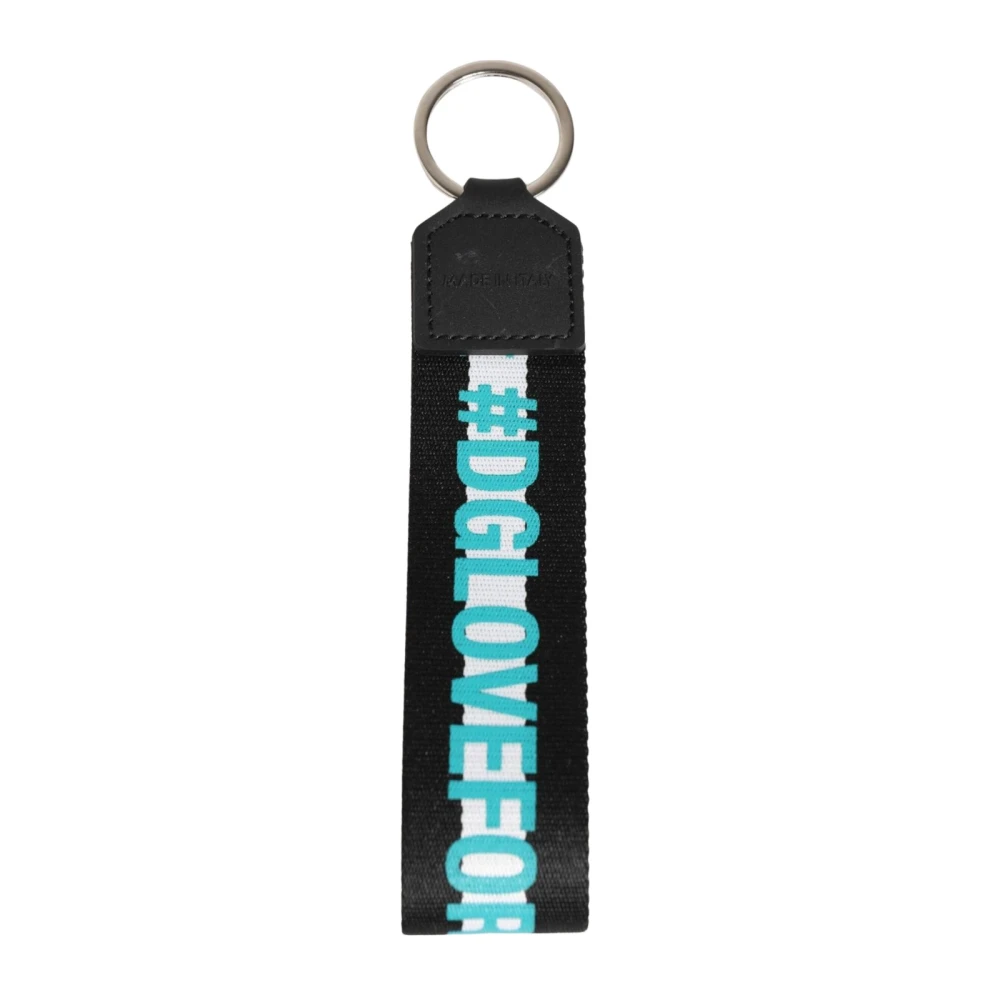 Dolce & Gabbana Men's Multicolor Logo Brass Keychain Keyring - Keychains - One Size - Accessories