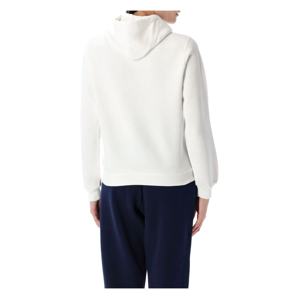 Ralph Lauren Full-Zip Hoodie White Dames