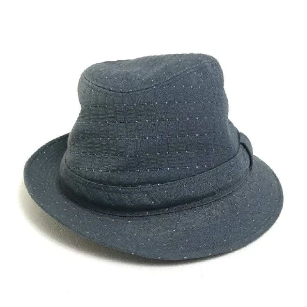 Hermès Vintage Pre-owned Cotton hats Gray Dames