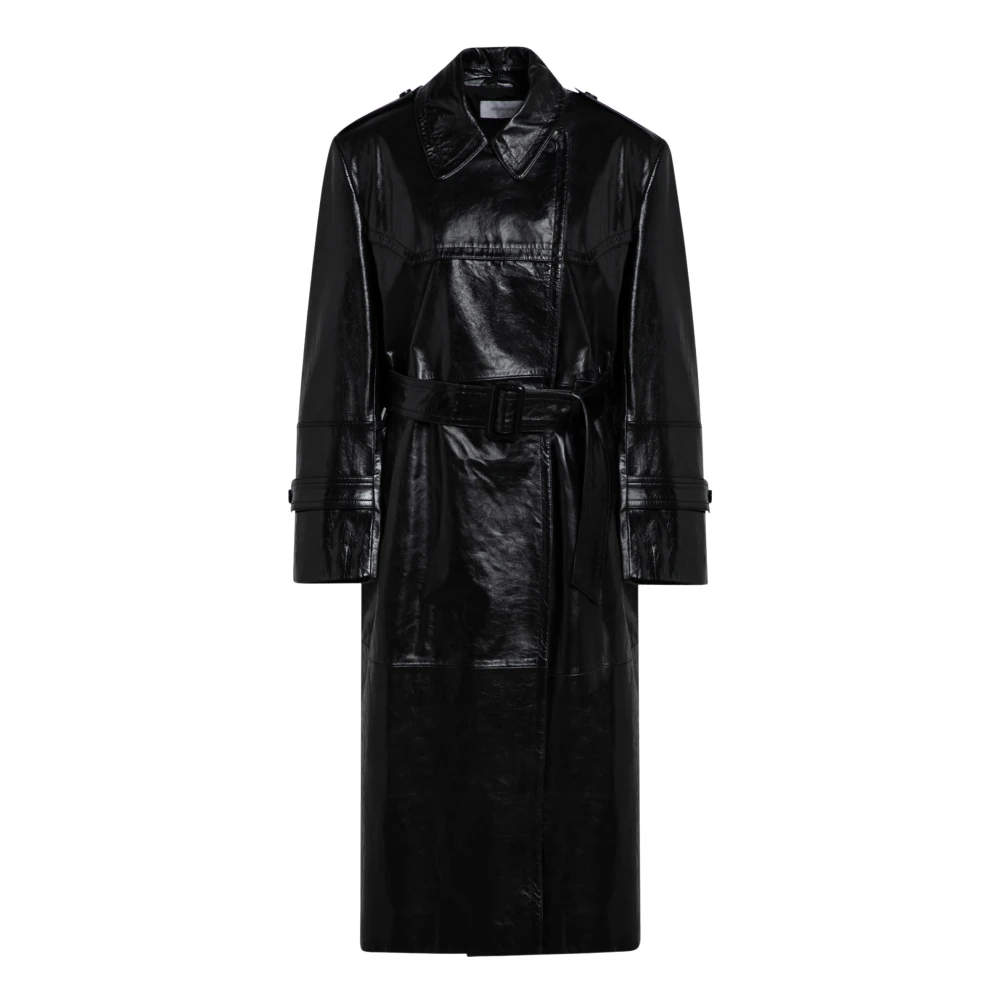 SPORTMAX Lange Jas Black Dames