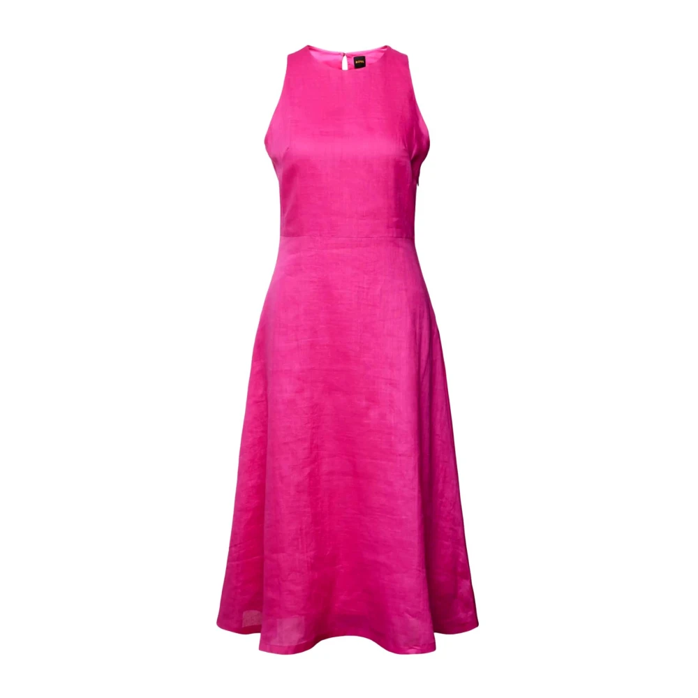 Hugo Boss Klassisk Fuchsia Klänning Pink, Dam