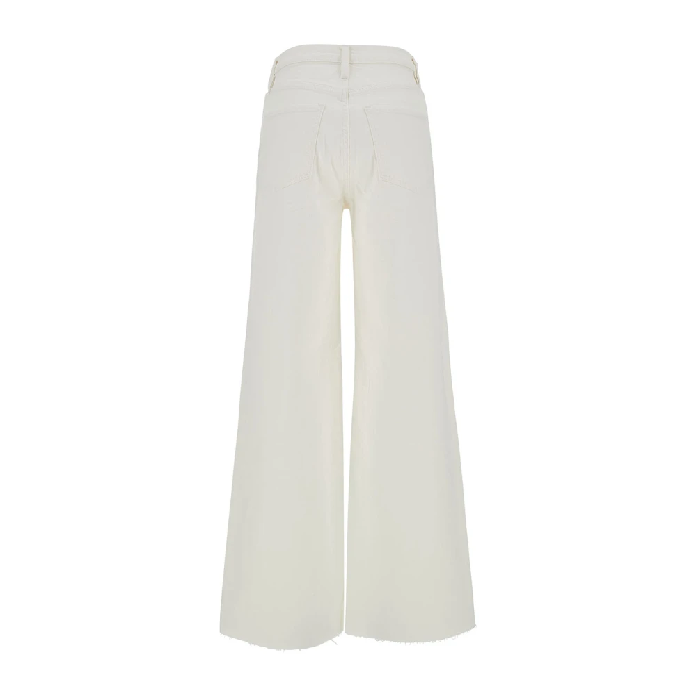 Frame Wide Jeans White Dames