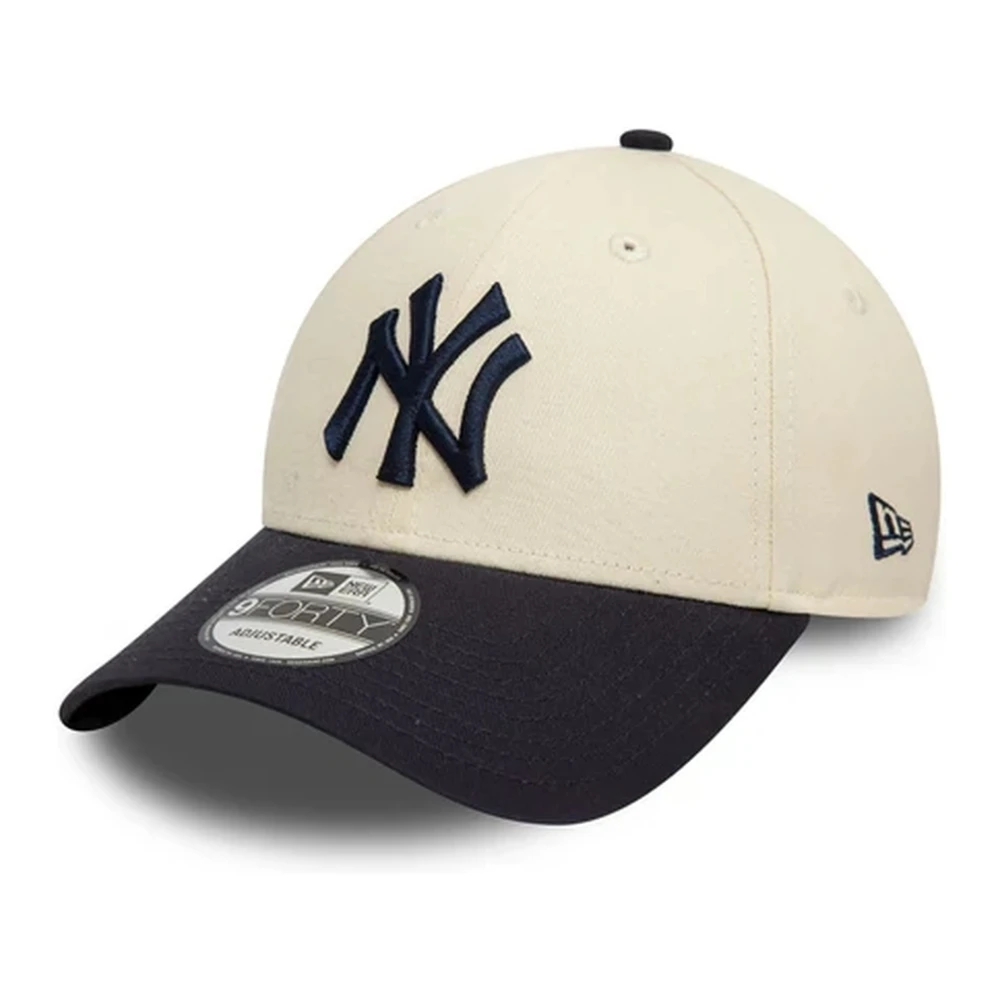 new era Beige Yankees Kleurblok Pet Beige Heren