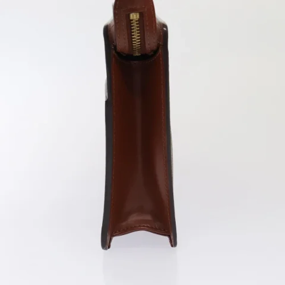 Louis Vuitton Vintage Pre-owned Canvas clutches Brown Dames