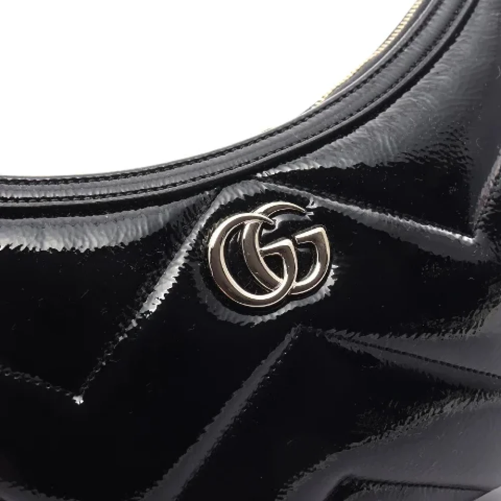 Gucci Vintage Pre-owned Leather crossbody-bags Black Dames