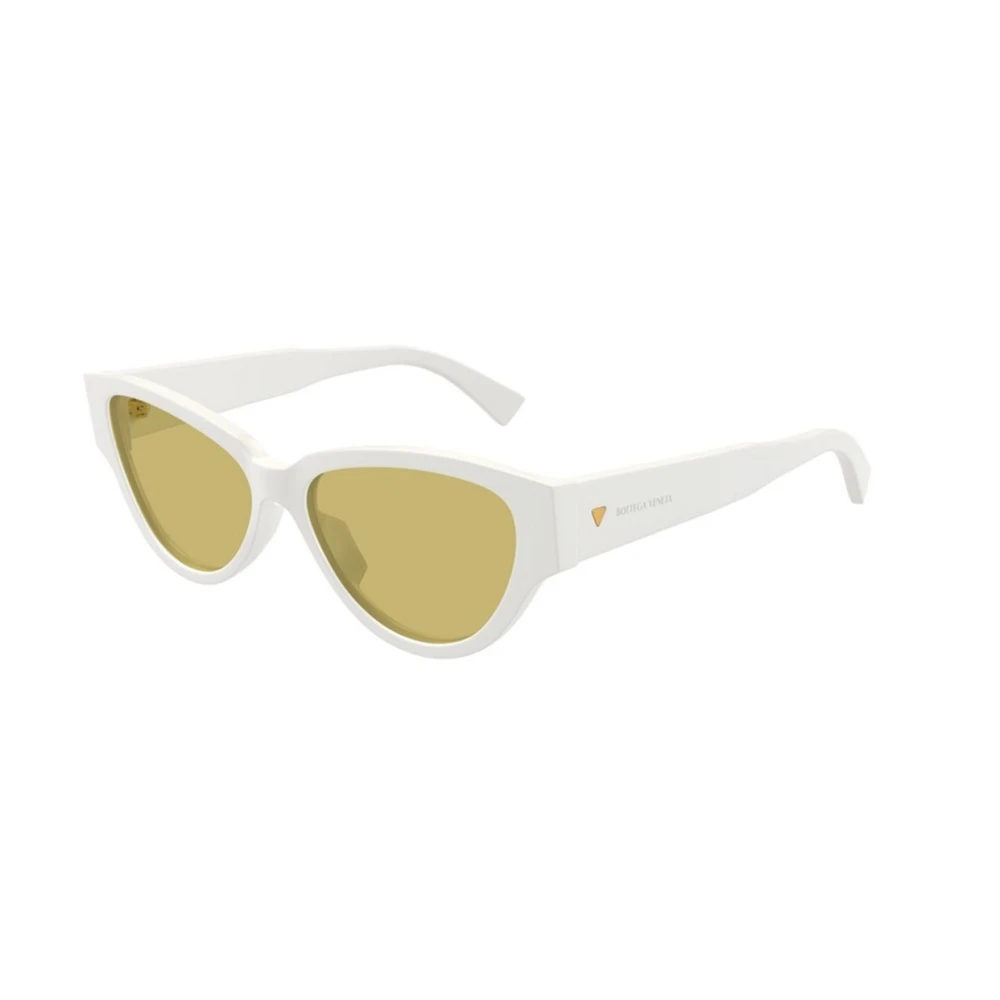 Bottega Veneta White Sunglasses, Female, 56 Mm, Bv1319s 004 Sunglasses