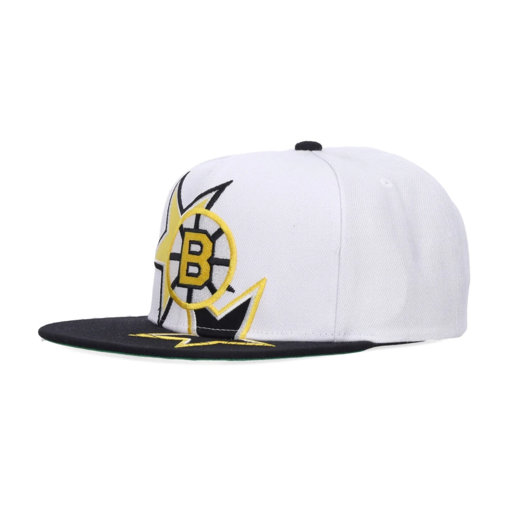 Mitchell & Ness Boston Bruins Vintage Snapback Pet White Heren