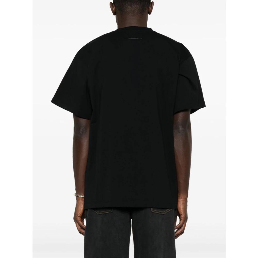 MM6 Maison Margiela Katoenen T-shirt Black Heren