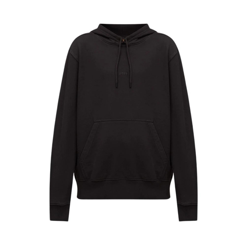 Hugo Boss Stijlvol T-shirt voor mannen Black Heren