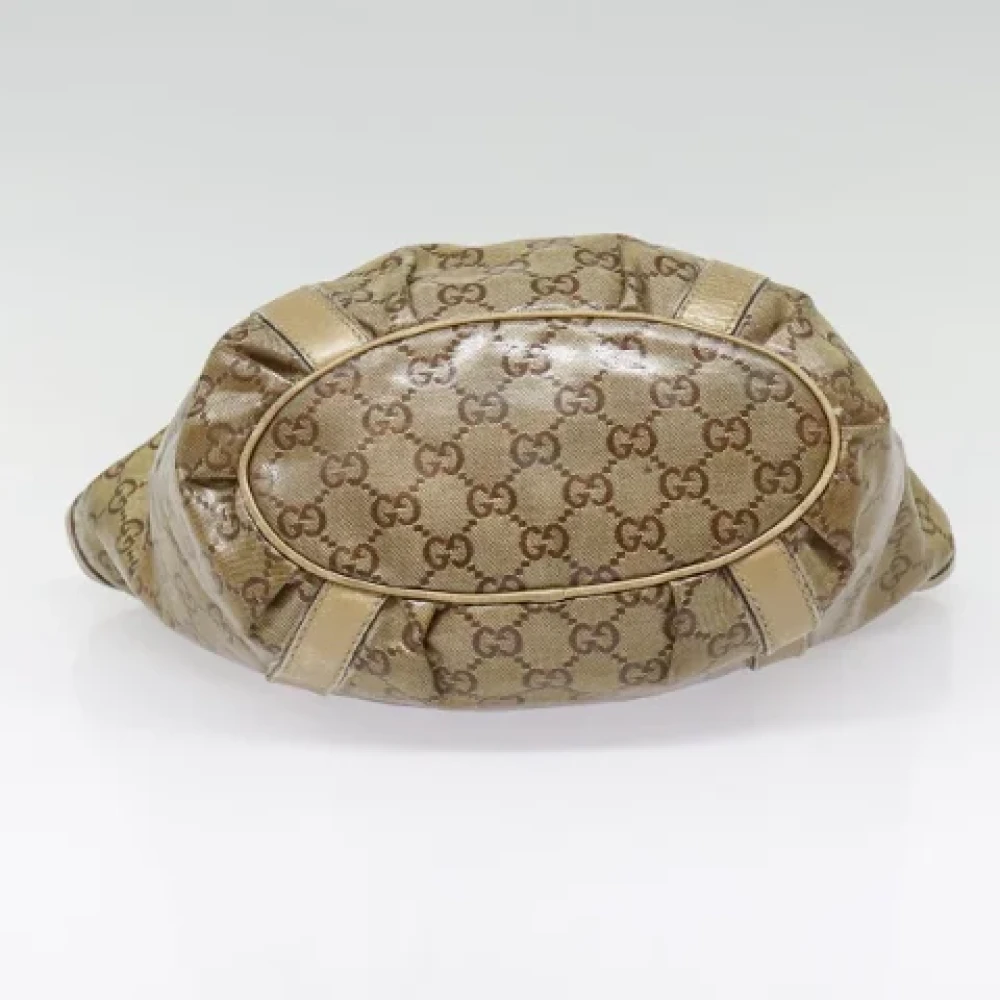 Gucci Vintage Pre-owned Canvas gucci-bags Yellow Dames