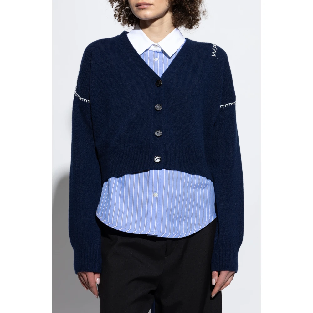 Marni Korte Vest Blue Dames