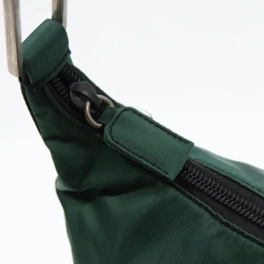 Prada Vintage Pre-owned Fabric prada-bags Green Dames