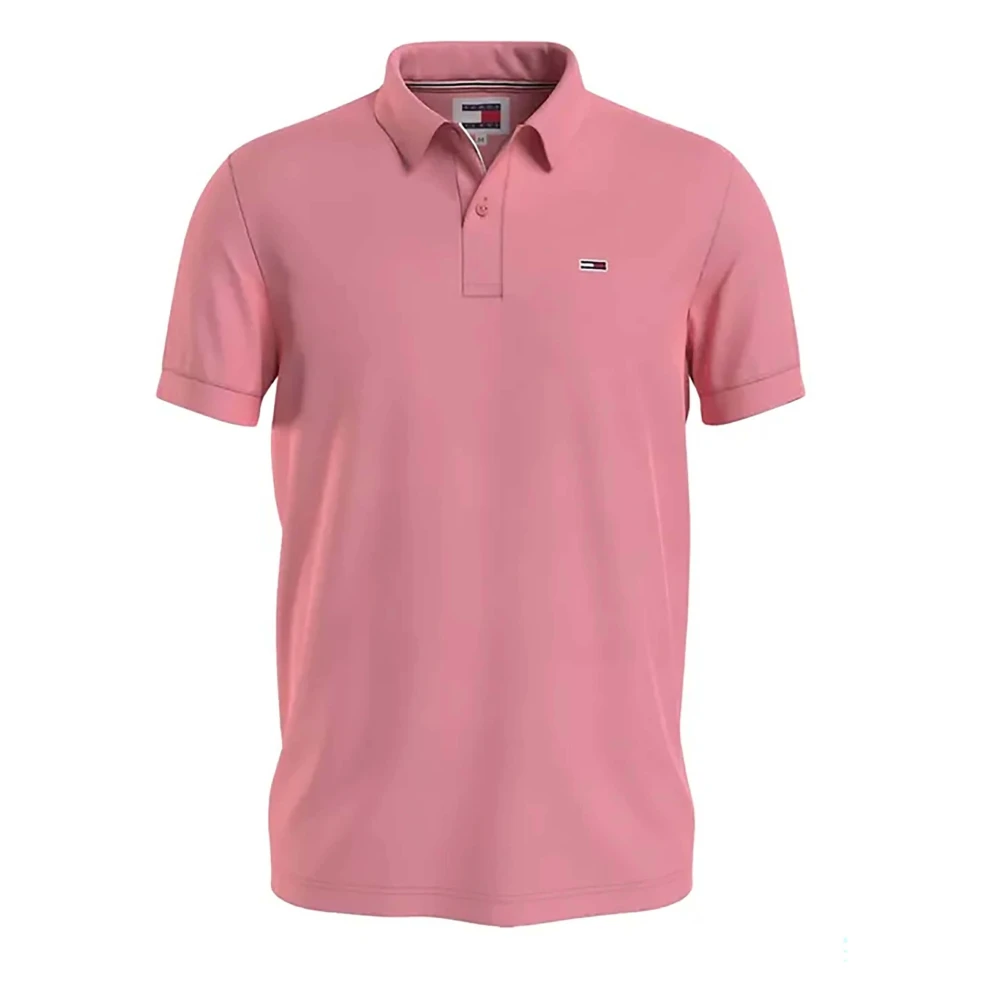 Tommy Jeans Polo met korte mouwen Pink Heren