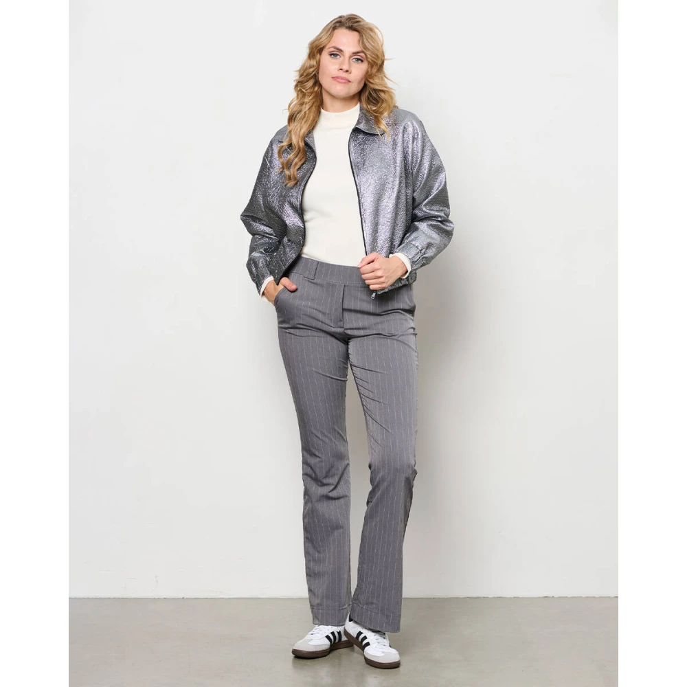 &Co Woman Lichtgewicht Jas Gray Dames