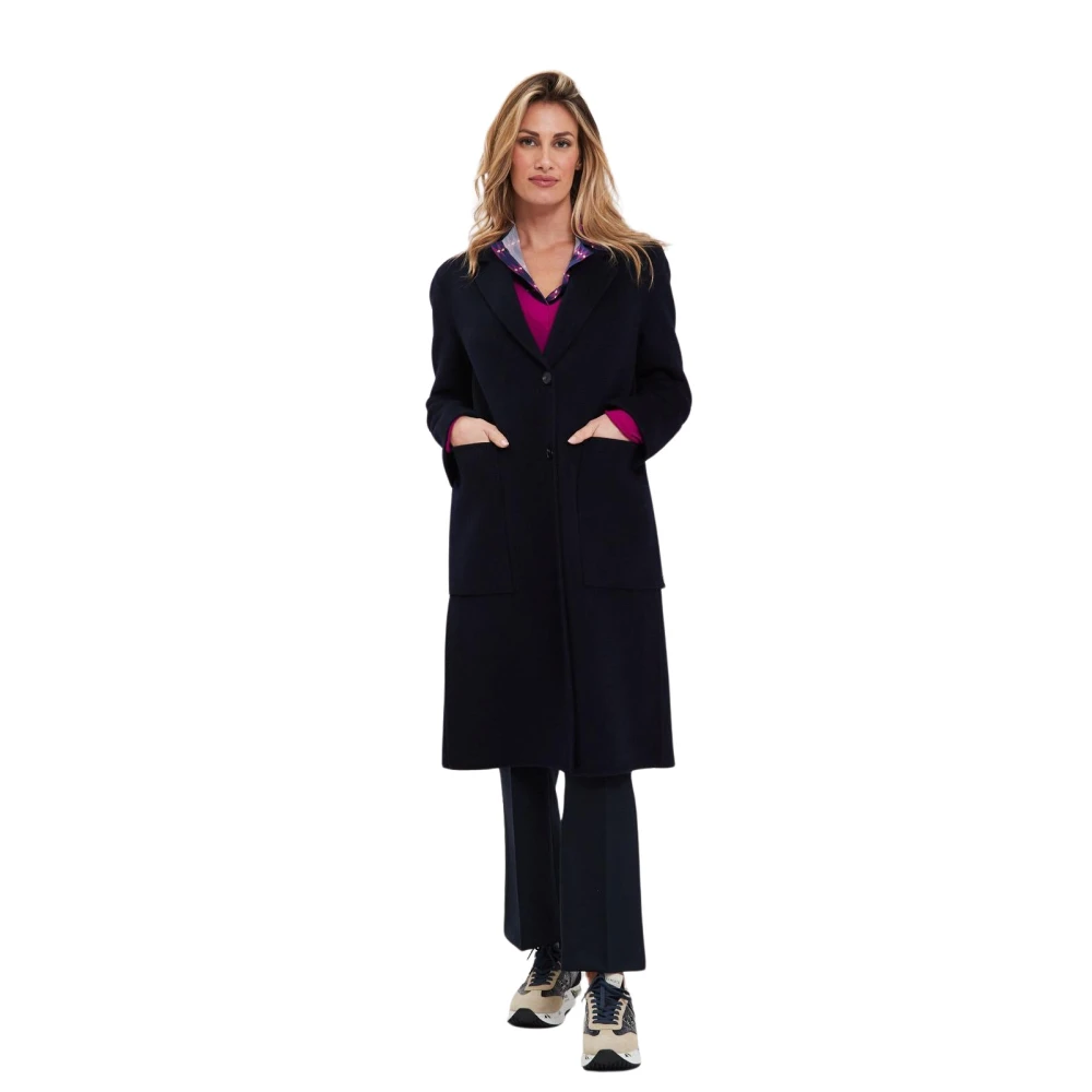 Coats > Single-Breasted Coats - - Alpha Studio - Modalova