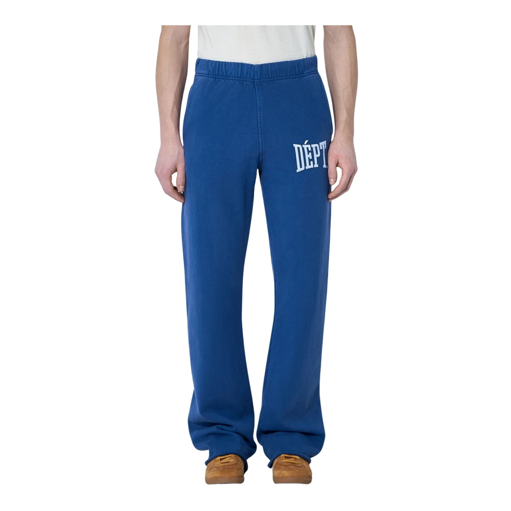 Gallery Dept. Men's Blue Logo Motif Track Trousers - Sweatpants - M - Trousers