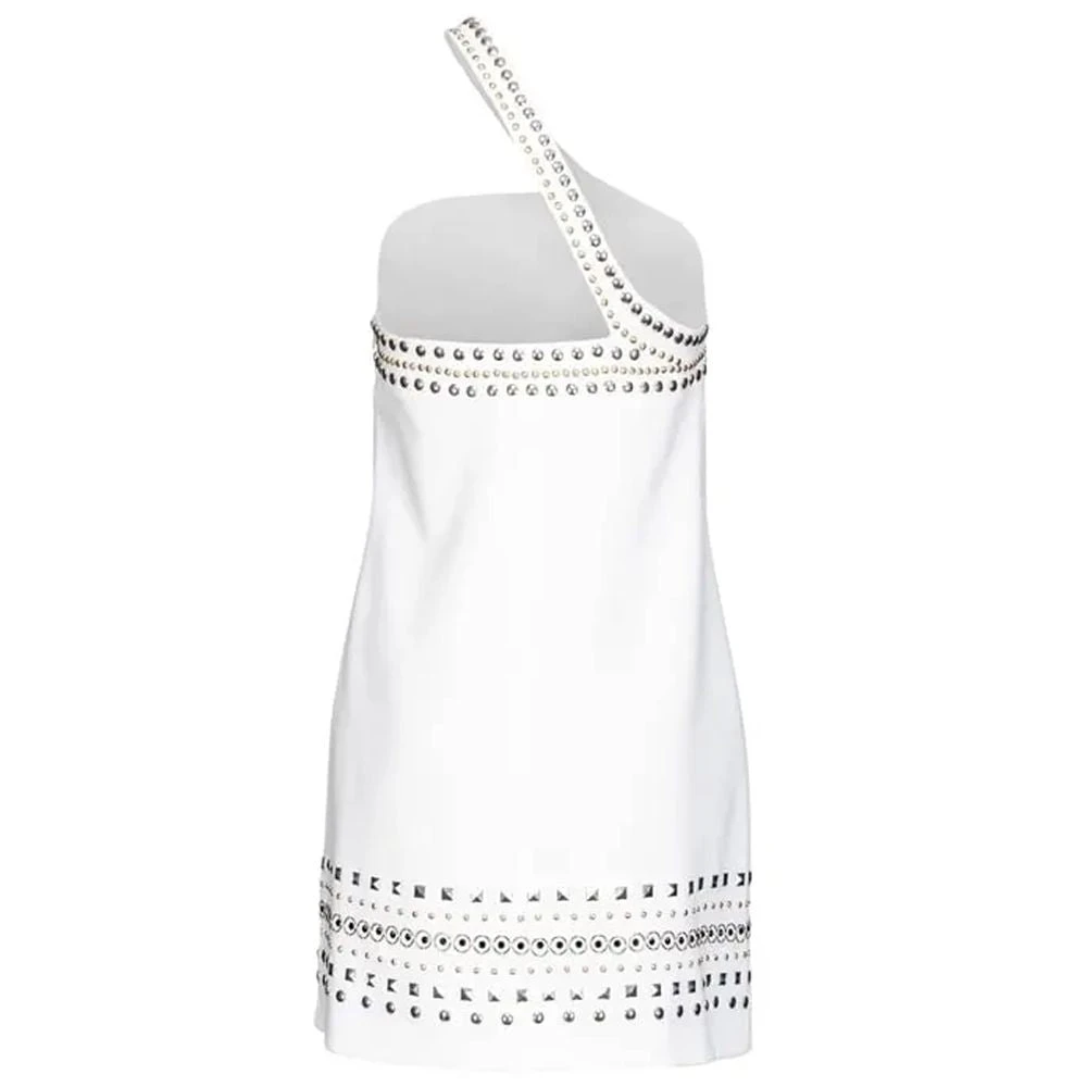 pinko Mouwloze jurk met studs White Dames