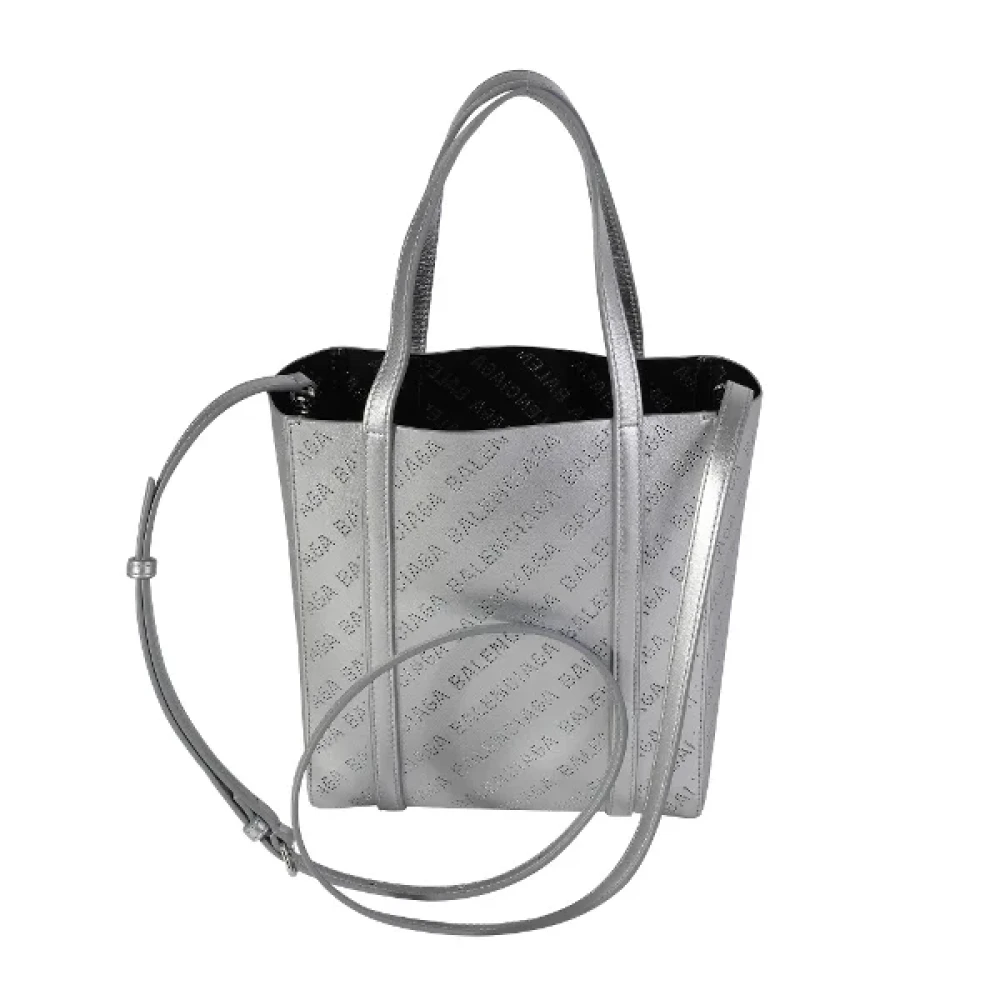 Balenciaga Vintage Pre-owned Leather balenciaga-bags Gray Dames