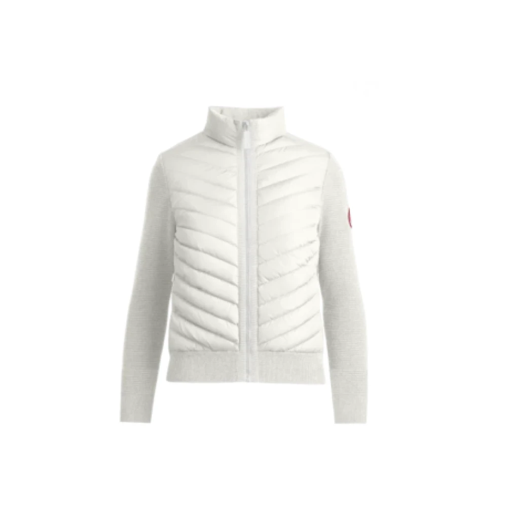 Canada Goose Hybridge Knit Jacket White Heren