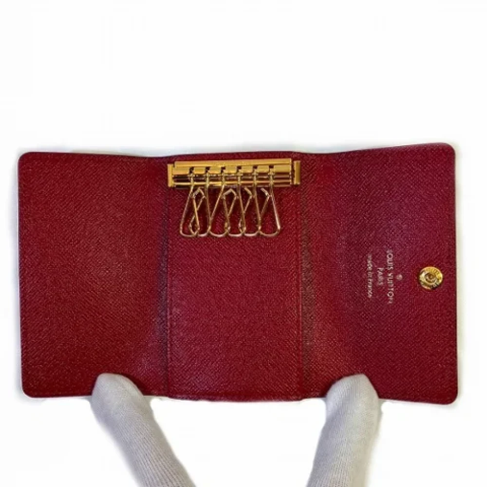 Louis Vuitton Vintage Pre-owned Fabric key-holders Brown Dames