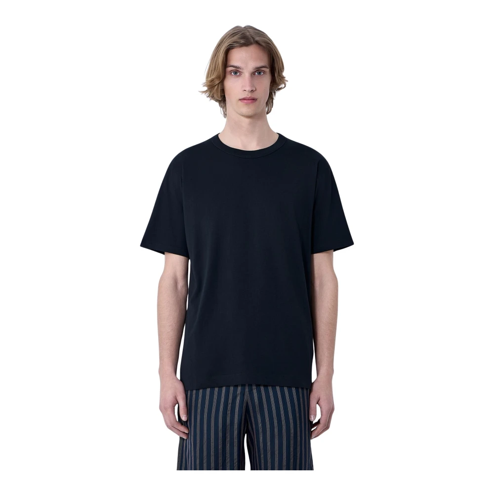 Dries Van Noten Men's Black Cotton Jersey T-Shirt - T-Shirts - S - Tops